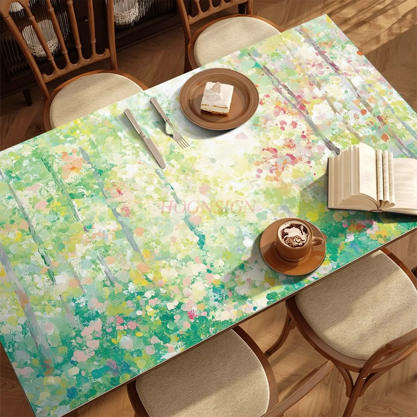 1pcs-retro-oil-painting-dining-table-mat-thermal-insulation-tablecloth-countertop-cabinet-surface-waterproof-oil-proof