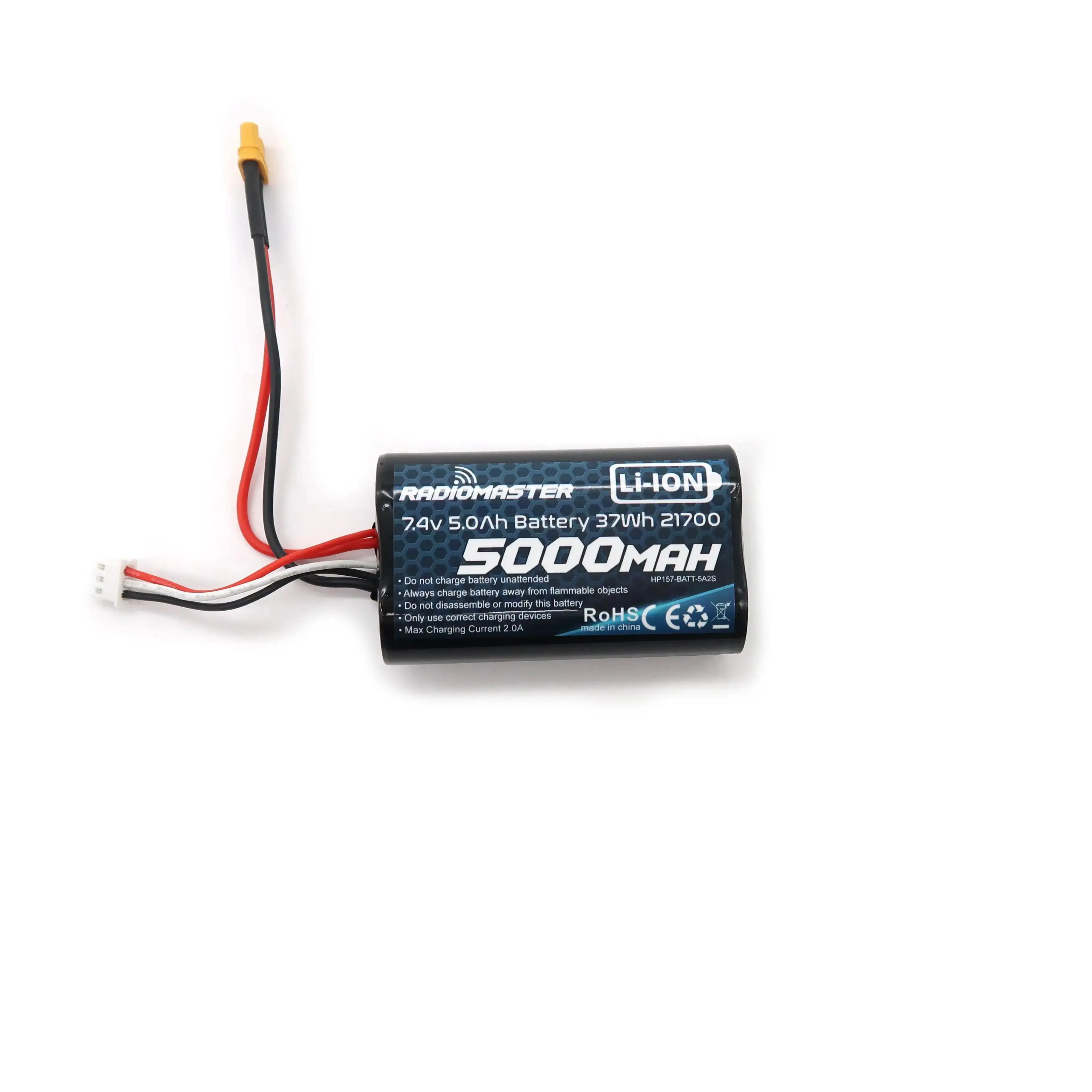 RADIOMASTER TX16S Battery 2S 7.4V 5000mah remote control long life 2-6s Li-ion control XT30 plug