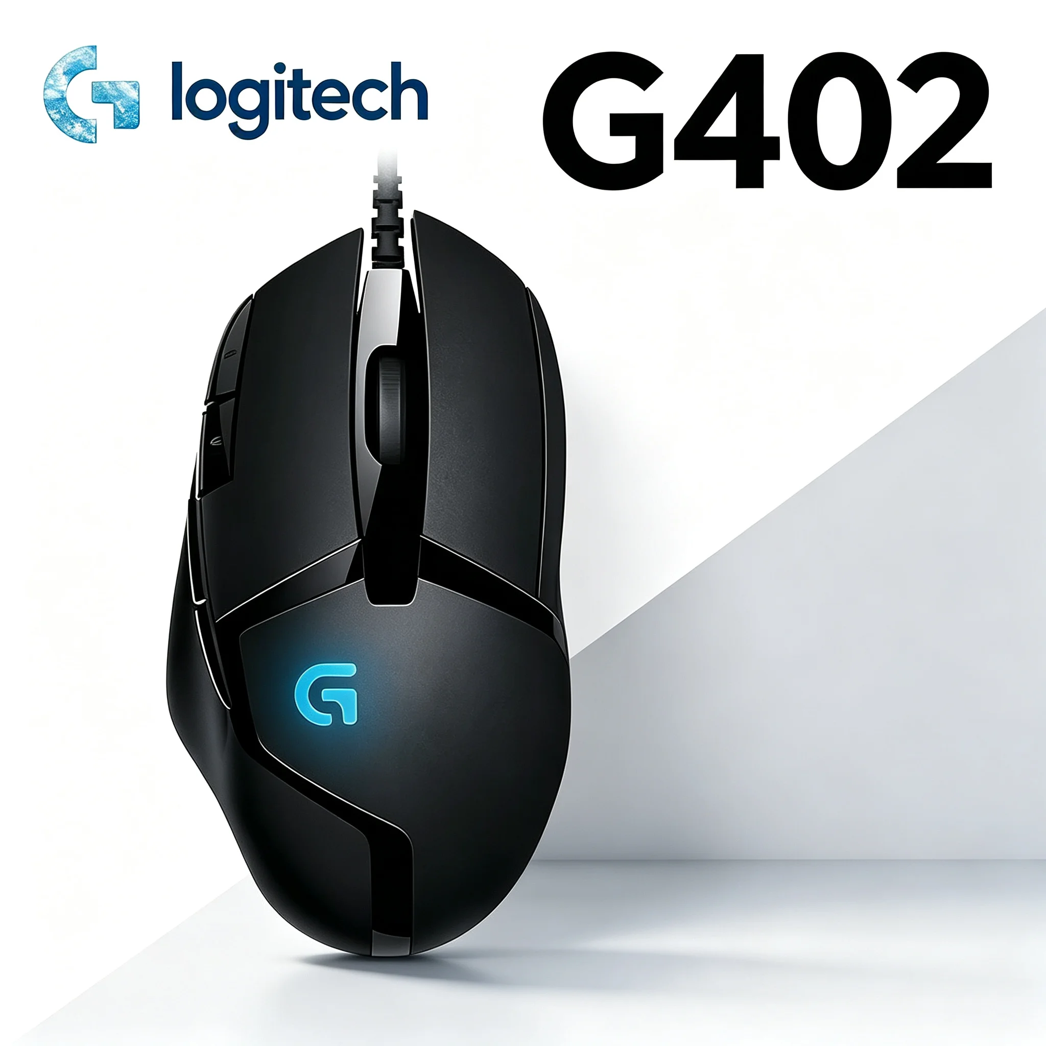 Authentic Logitech G402 Hyperion Fury Gaming Mouse Wired Multi‑Function Side Buttons RGB Mice For Notebook PC