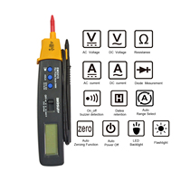 Portable Digital Multimeter Pen Type Volt Ohm Ammeter Auto Range Multi-Function Electric Tester with Flashlight All-sun EM3213