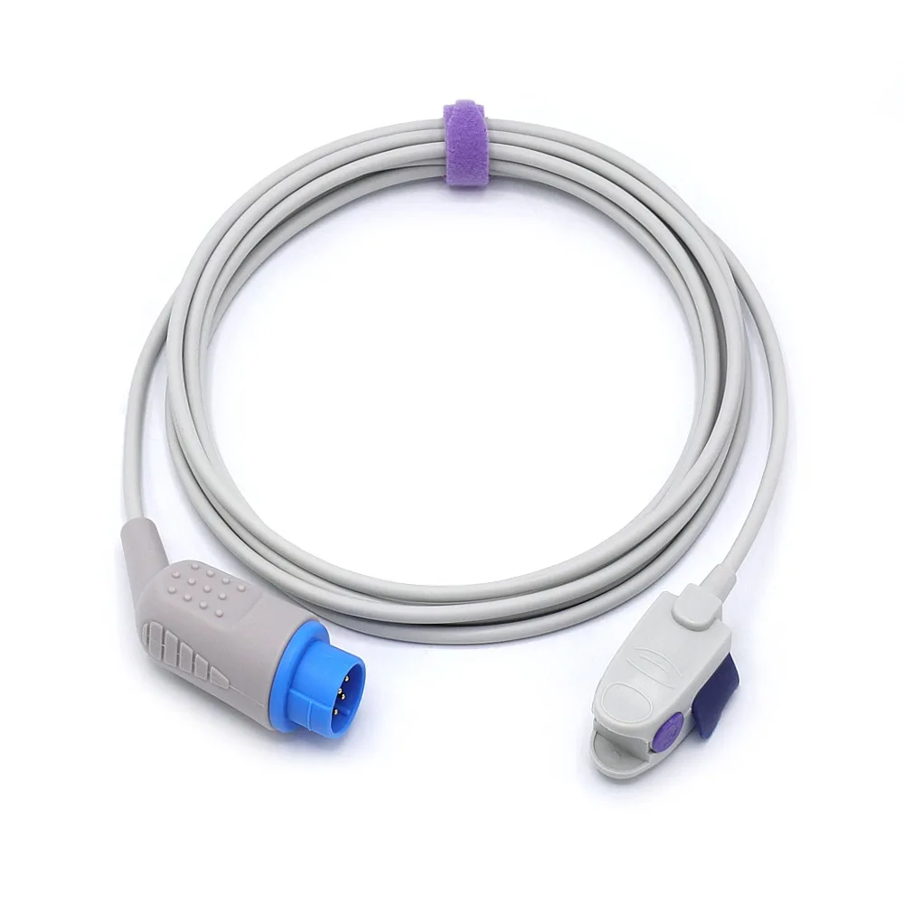 Compatible Biolights  Digital Reusable Pediatric Clip SpO2 Sensor with Far Infrared Disinfection