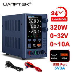 Wanptek DC Power Supply Adjustable 30V 10A Lab Power Supplies Voltage Regulator 60V 5A 160V 120V 3A for Metal anodizing Repair