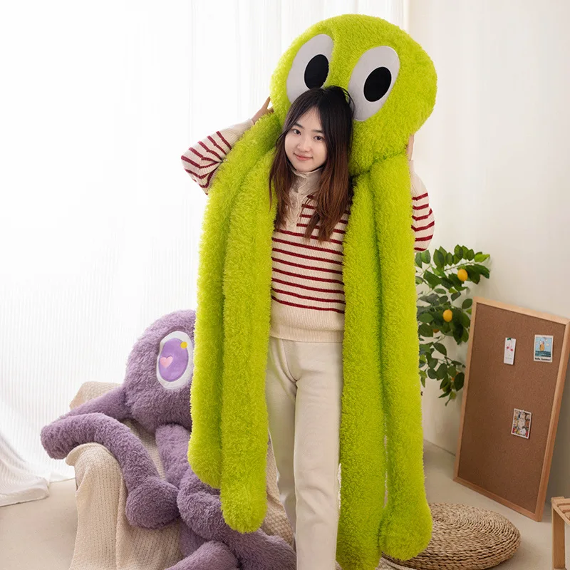 1M Big Octopus Stuffed Plush Toys Cartoon Long Leg Octopus Accompany Sleeping Doll Birthday Christmas Gifts Girlfriend