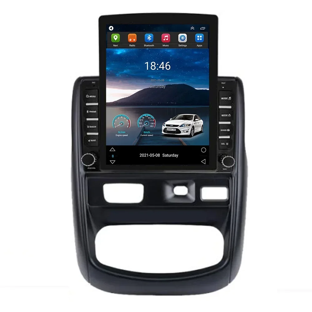 For Tesla Style 2 Din Android 14.0 Car Radio For RENAULT DUSTER 2014-2016 to 2035 Multimedia Video Player GPS Stereo Carplay RDS