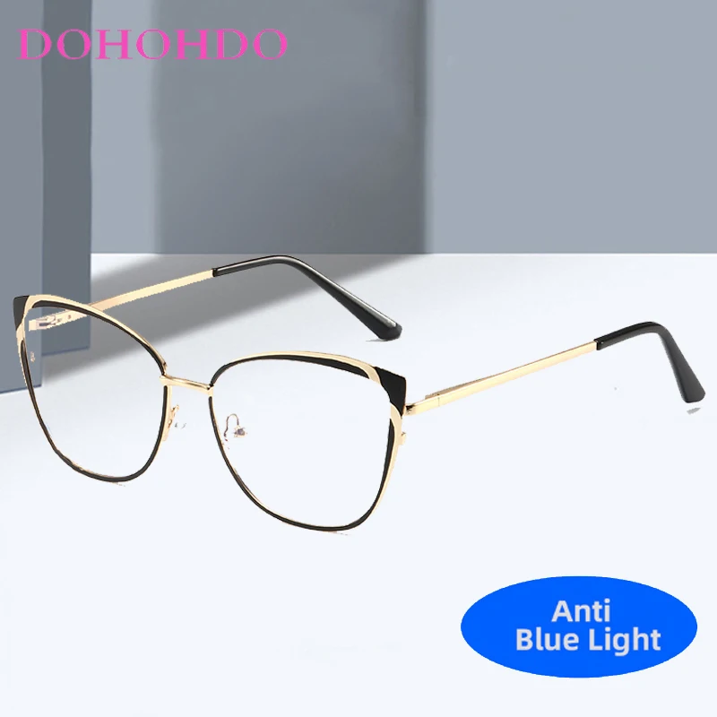 

Fashion Retro Cat Eye Eyeglasses Men Women New Luxury Brand Designer Computer Anti Blue Light Glasses Unisex Classic Eyeglasses
