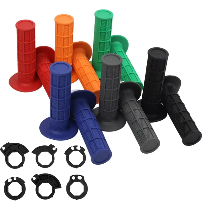 

7/8" 22mm Universal Motorcycle Handlebar Grips Snap-on Cam Hand Grips For Yamaha Honda Kawasaki Suzuki Motorbike