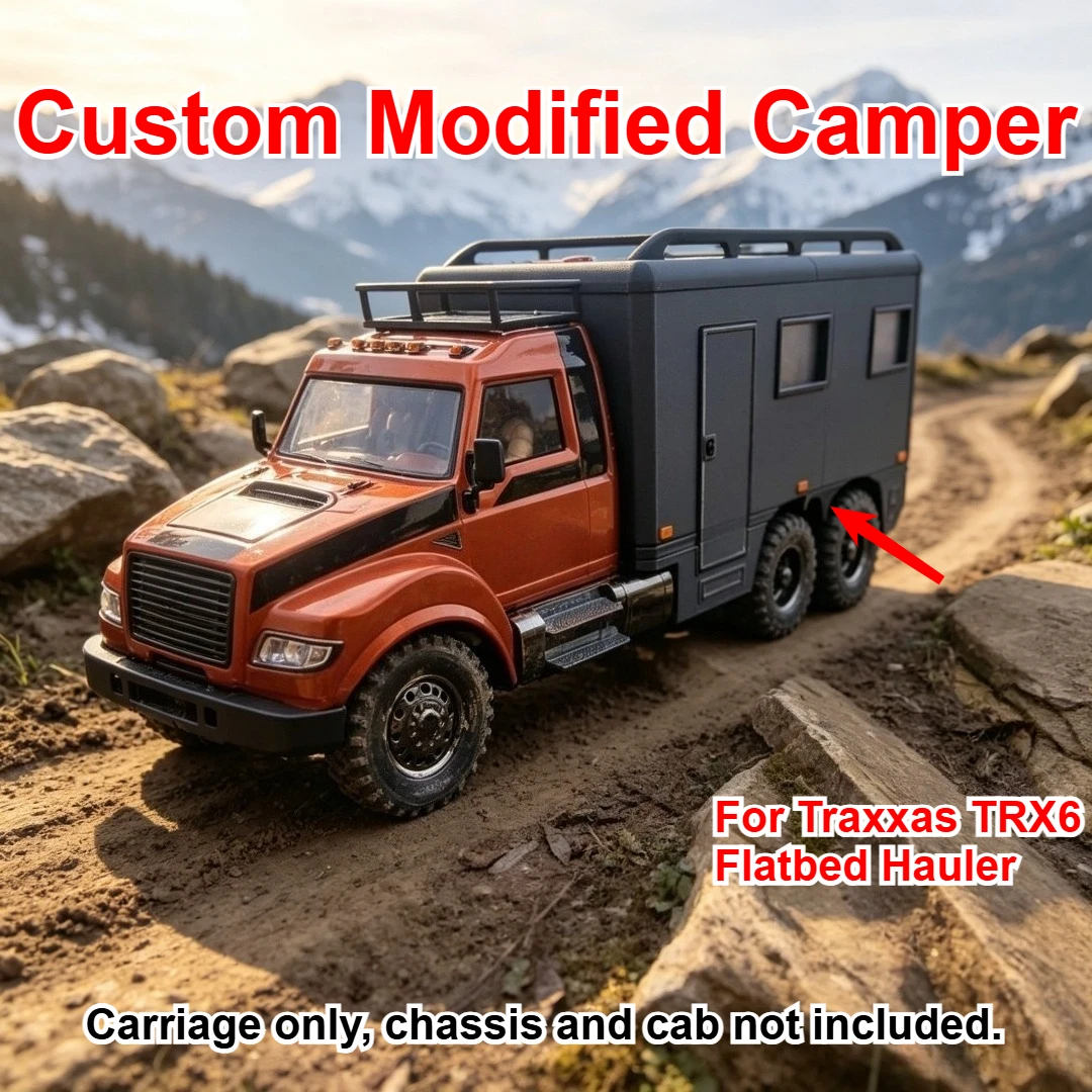 For Traxxas TRX6 Flatbed Hauler 1/10 RC Vehicle Modified Camper Custom Model Number Decorative Styling Decor Upgrade Accessories