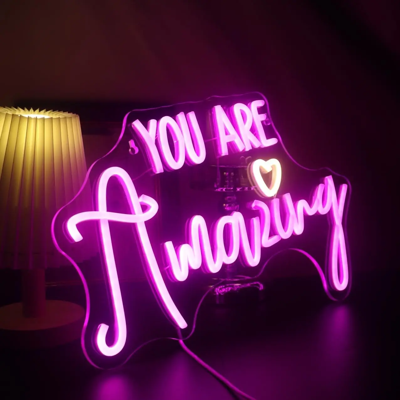 You Are Amazing Neon Sign Word/Letters LED Neon Light For Room Home Art Wall Party Window Living Room Decor Wall Hanging Decor