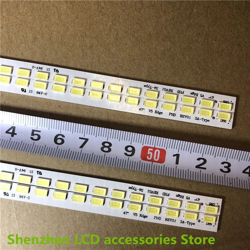 Barra de retroiluminación para TV LCD, accesorio para 47LE5300-CA, 3660L-0349A 3660L-0348A LC470EUH/EUN lef t +, derecha, 100% nuevo