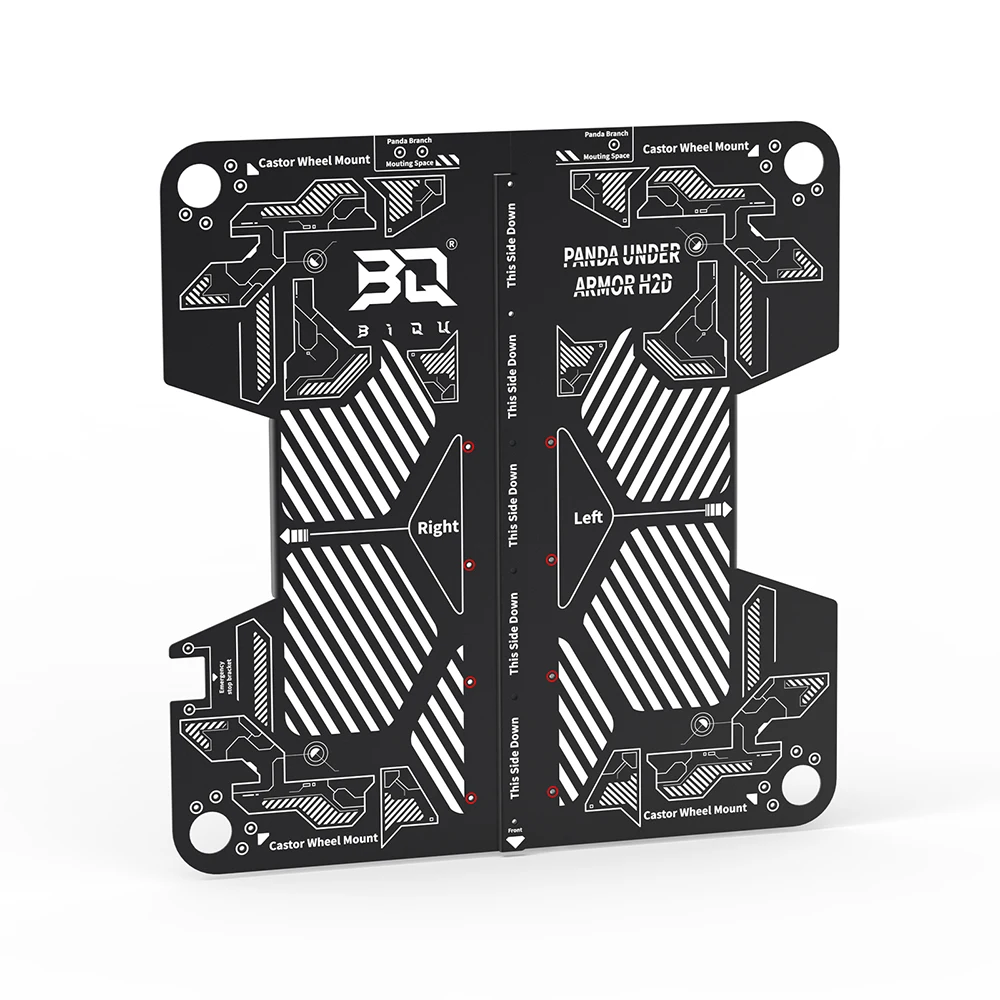 BIGTREETECH Panda Under Armor AL6061-T6 Aluminum Lightweight High-strength Upgrade For Bambu Lab H2D X1C X1E X2D P1P P1S P2S view 2