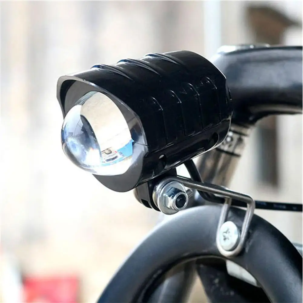 2-in-1 LED Headlight Horn Waterproof Cycling Front Light Headlamp With Horn Accessories for Electric Bicycle Scooter E-bike