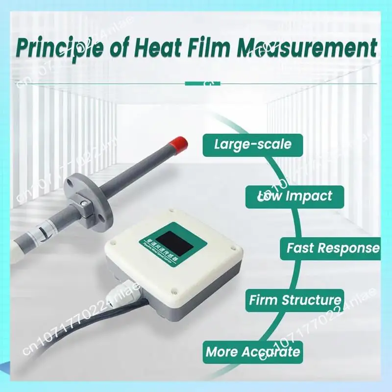 

A17Z 0-30M/S Pipes Wind Speed Sensor 0-10V High Precision Plumbing Air Speed Volume Measuring Detector Transmitters Easy To Use