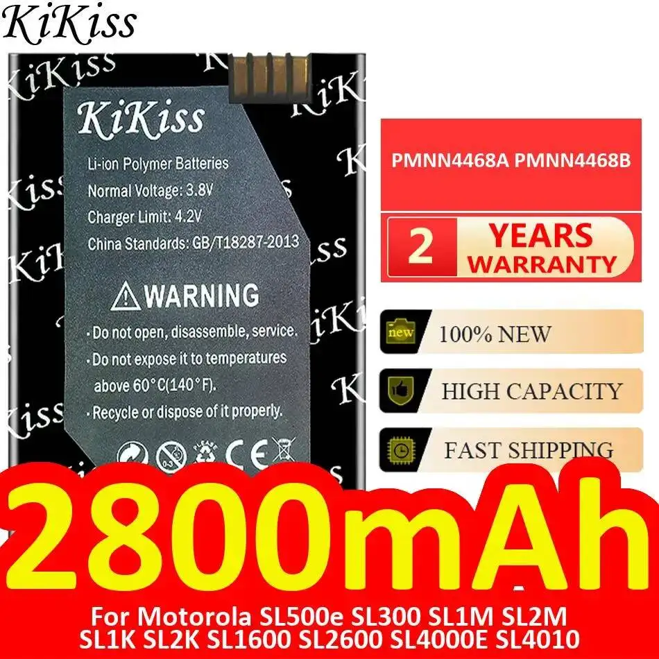 

Battery PMNN4468A PMNN4468B 2800mAh For Motorola SL500e SL300 SL1M SL2M SL1K SL2K SL1600 SL2600 SL4000E SL4010