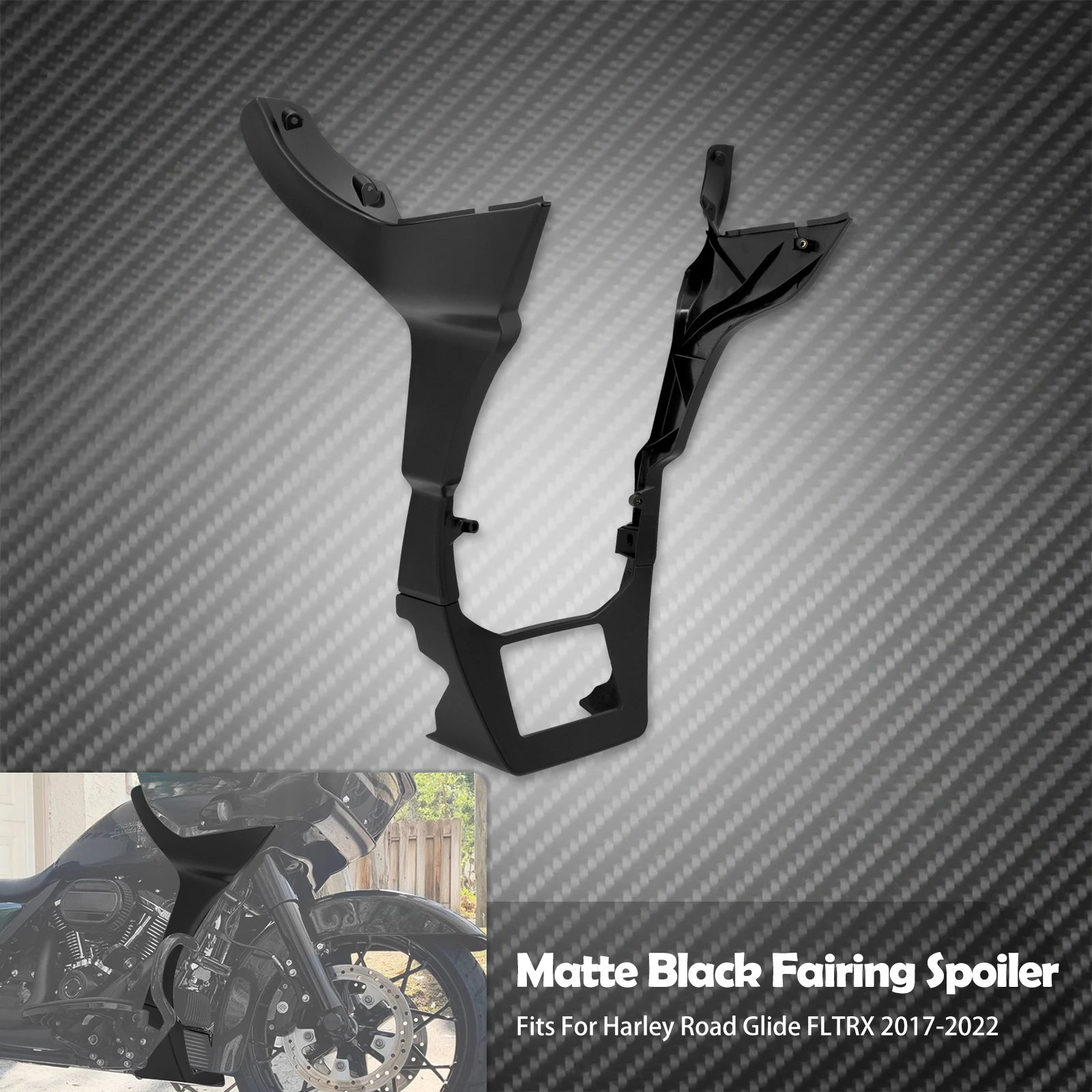 Couvercle Inférieur De Carénage Menton Becquet Avant Moto Pour Harley Iron XL 883