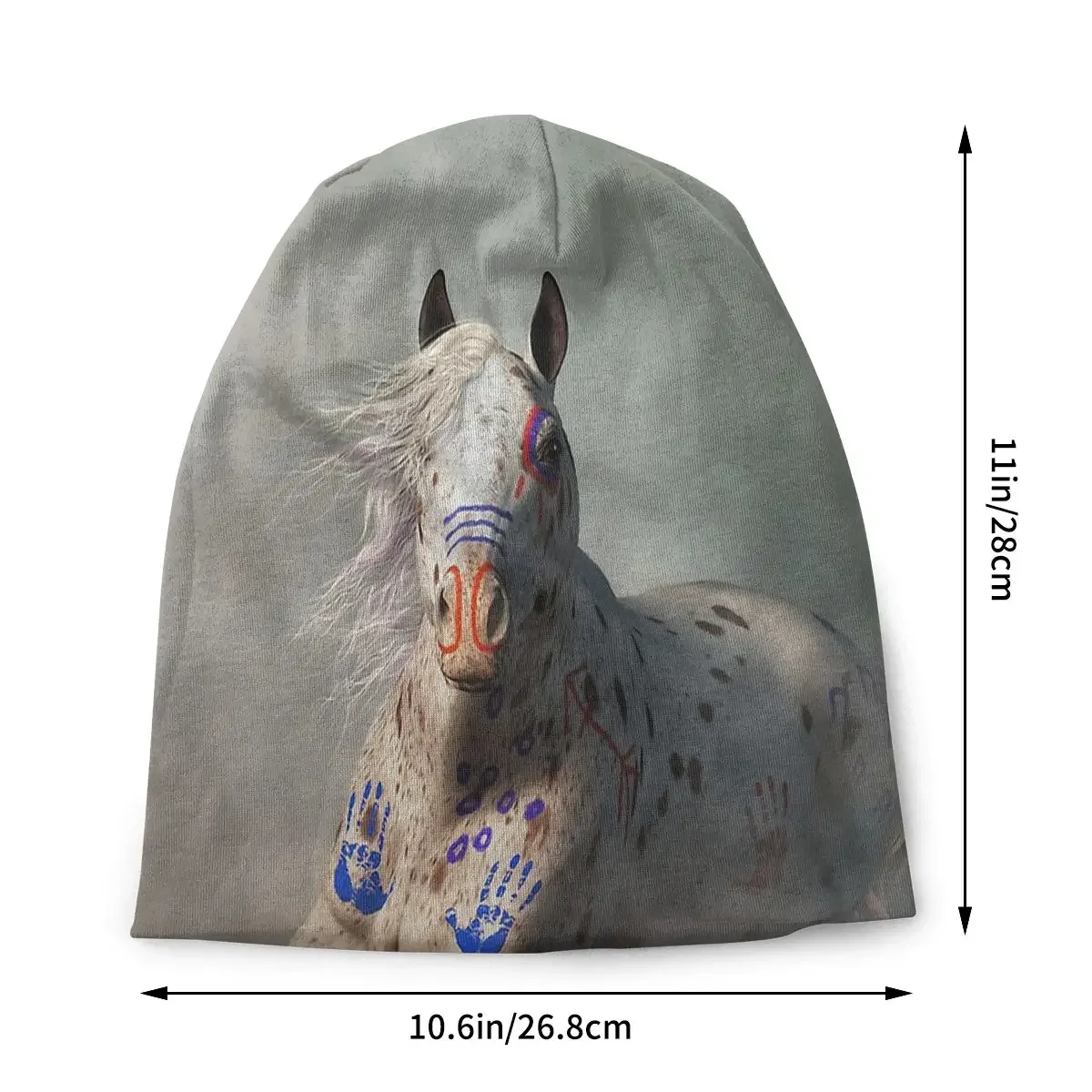 Appaloosa  Horse Galloping  Run Quickly Autumn Female Thin Beanies Outdoor Unisex Skullies Bonnet Hats