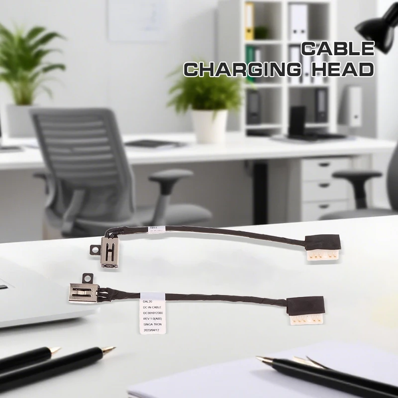 استبدال تيار مستمر كابل المقبس الطاقة ل انسبايرون 3405 3501 3505 3511 3515 5593 5594 Vostro 3500 3501 04VP7C DC301015Q00 #1