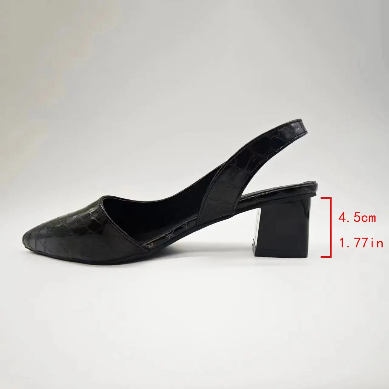 2024 New Summer Fashion Pointed Toe Pure Color Non-slip Buckle Strap Sexy Women Sandal Chunky Heels Banquet Women Shoes