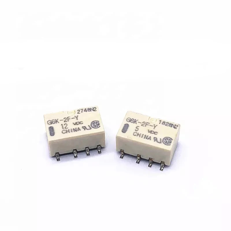 

NEW telecommunication relay G6K-2F-Y-12VDC G6K-2F-Y 12VDC G6K2FY12VDC G6K2FY G6K-2F 12VDC DC12V 12V SOP8 Free shipping