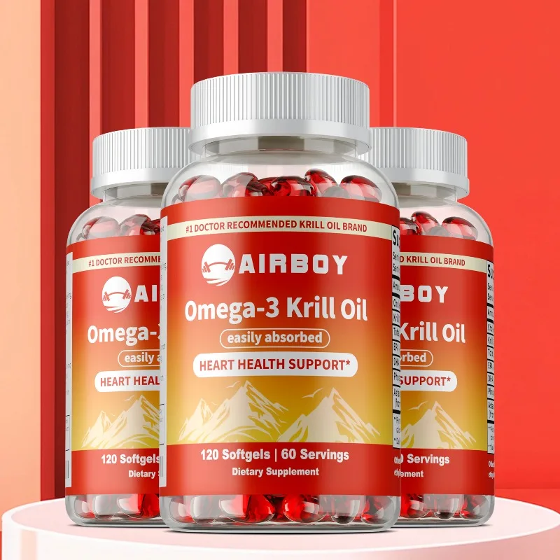 

Omega-3 Krill Oil - Rich in DHA и EPA - поддерживает здоровье мозга и нервов, поддерживает здоровье сердечно-сосудистой и кожи.