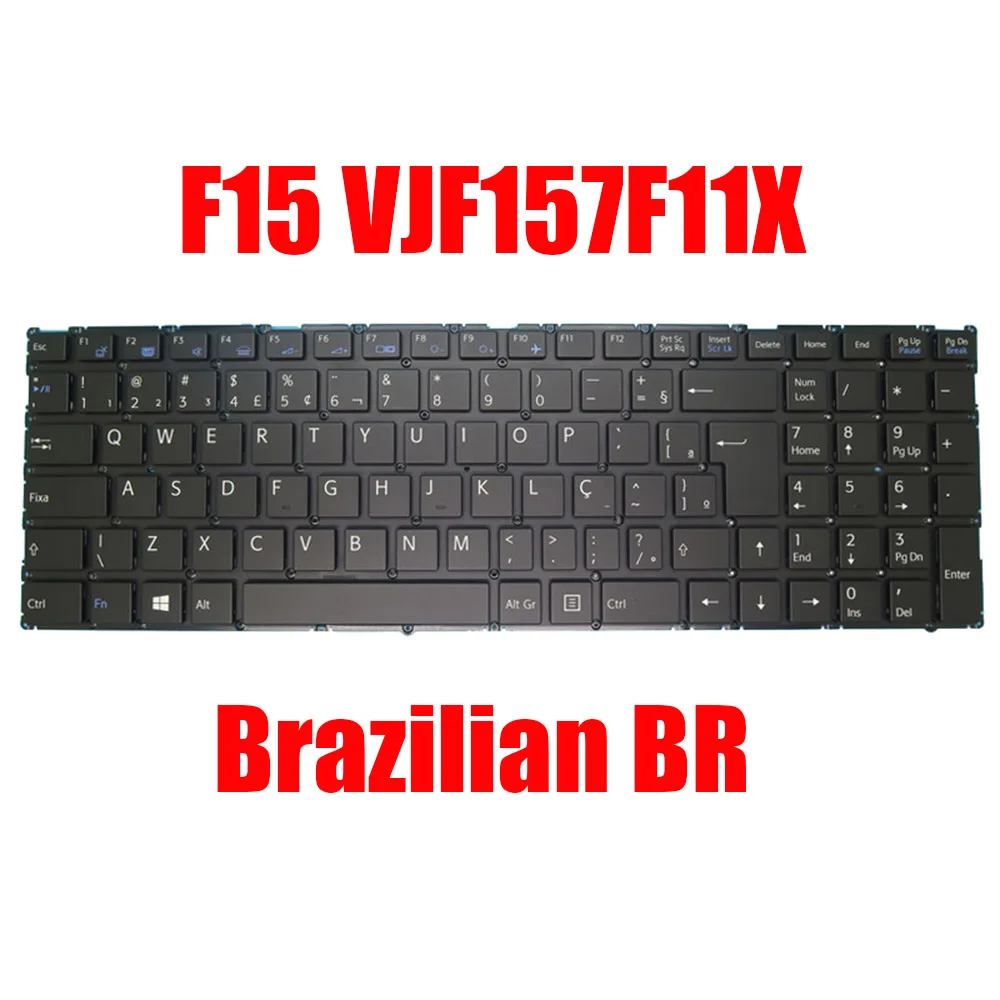 BR Laptop Keyboard For VAIO F15 VJF157F11X Brazilian Black With Backlit New