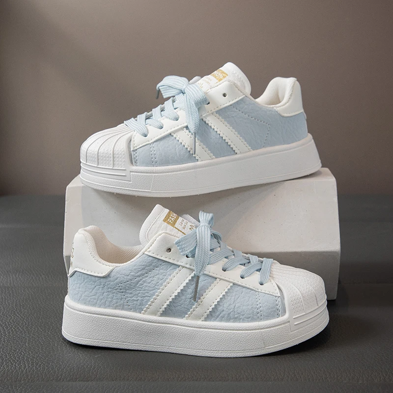 

Comfortable Best Kids Sneakers Toddler Shell Toe Soft Sole Non-Slip Shoes for Boys Girls School Daily Walking Outdoor Wear