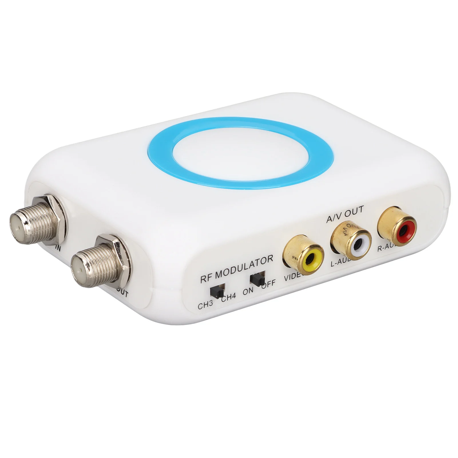 

ZK20 HDM66 HD Modulator Support PAL/NTSC Format Output RCA to RF Modulator for Home TV Replacement
