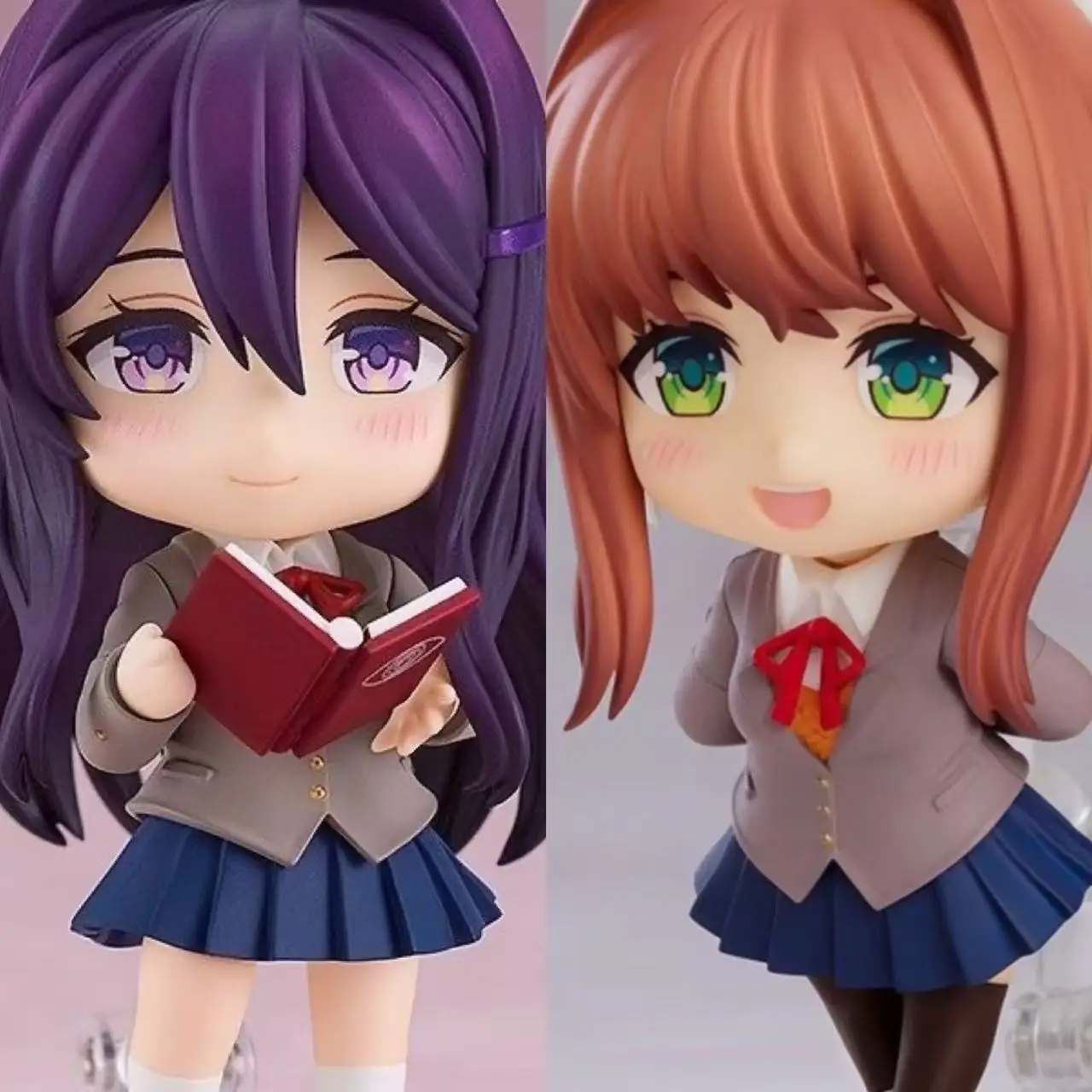 #2283 Doki Literature Club! Yuri Anime Girl Figure #1817 Monika Action Figure Natsuki/Sayori Figurine Model Doll Toys Gifts