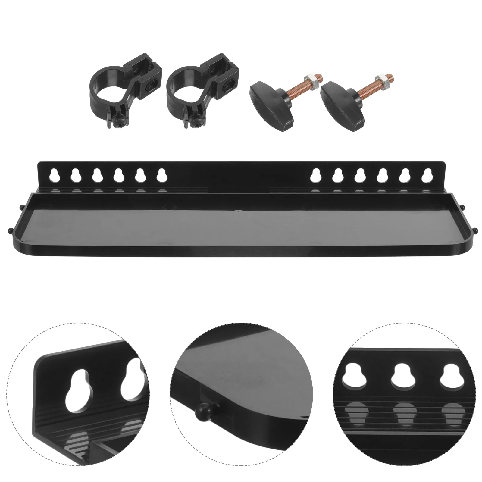 

Folding Easel Tray Plastic Detachable Shelf Replacement for Artists Paints Accessories Compatible with Tripod Racks Smooth
