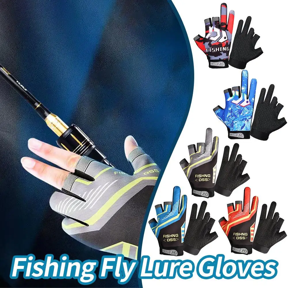 1 Pair Drying Quickly 3d Design Anti-slippery Abrasion Glove Fabric Selling Shirley La Imported Hot Resistance Fishing O5i9