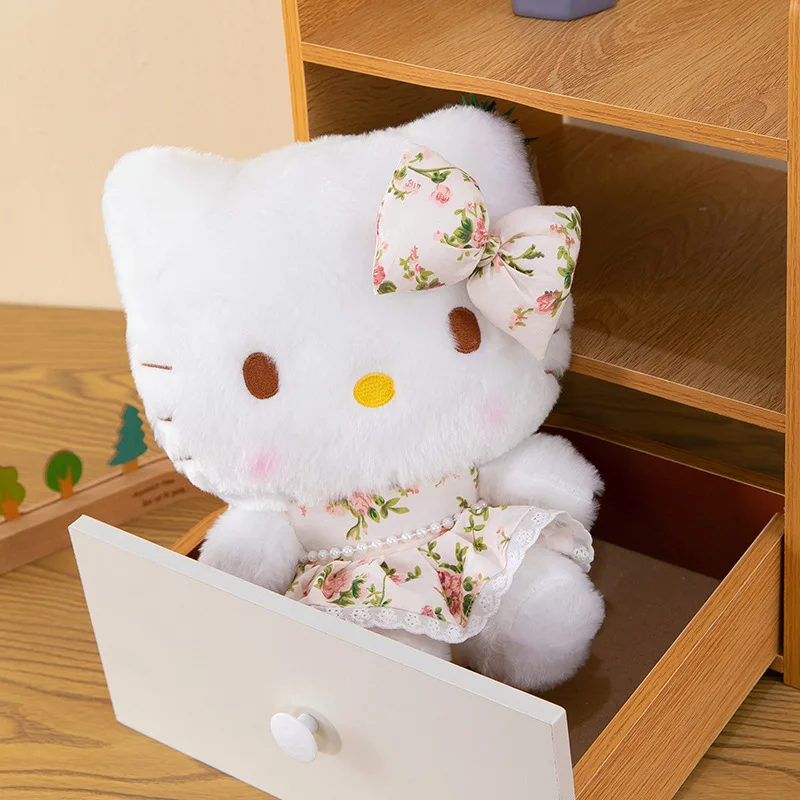 Kawaii سانريو ألعاب من نسيج مخملي لطيف HelloKitty محشوة دمية كبيرة الكرتون محبوب وسادة للأطفال هدية عيد ميلاد لعبة أطفال لينة