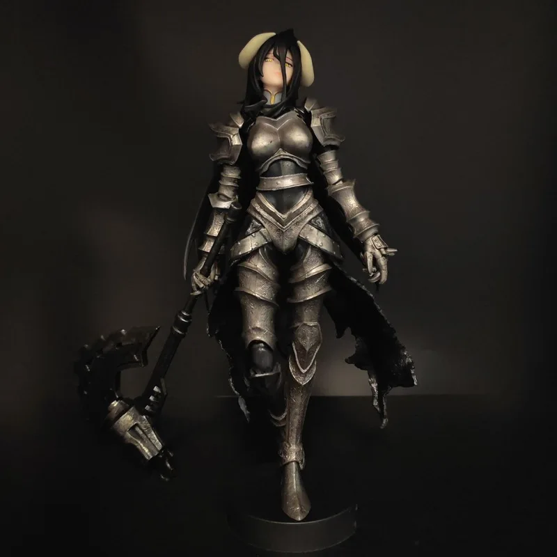 Overlord Albedo Gepanzerte Schönheitsfigur aus PVC, Sammlermodell, Desktop-Ornament, Autodekoration für erwachsene Anime-Sammler
