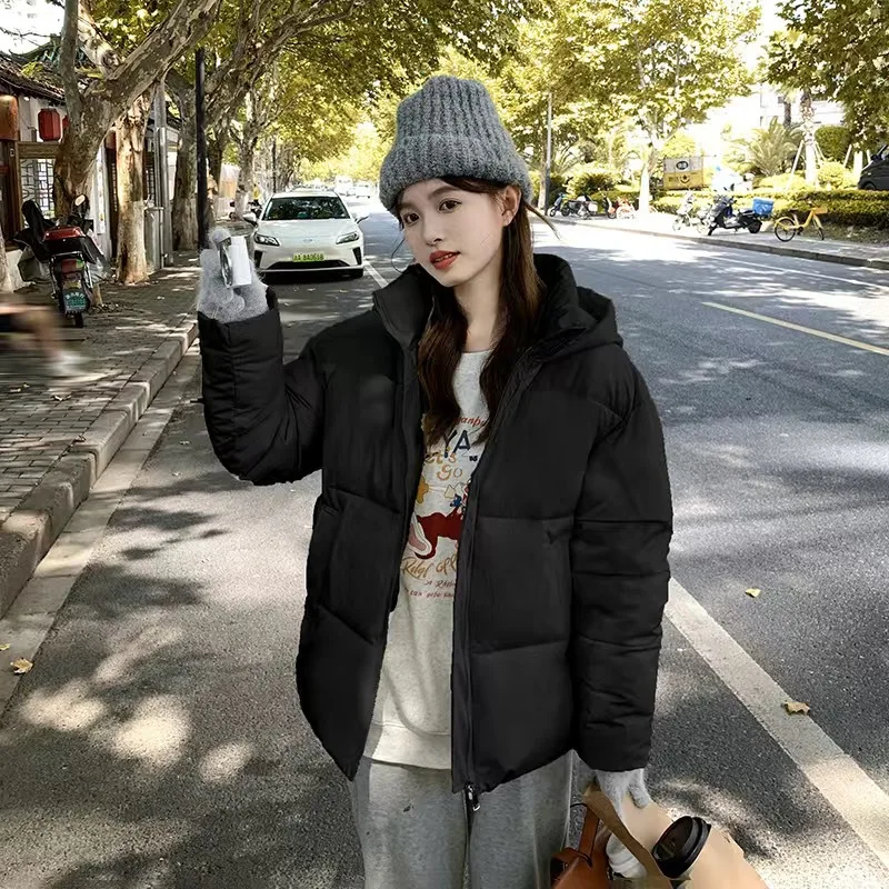 

Puffer Parkas Womens Ladies Coat Climbing Cold Resistant Khaki Elegant Deconstructed Snow Office Multi Pockets Pattern Coated GF