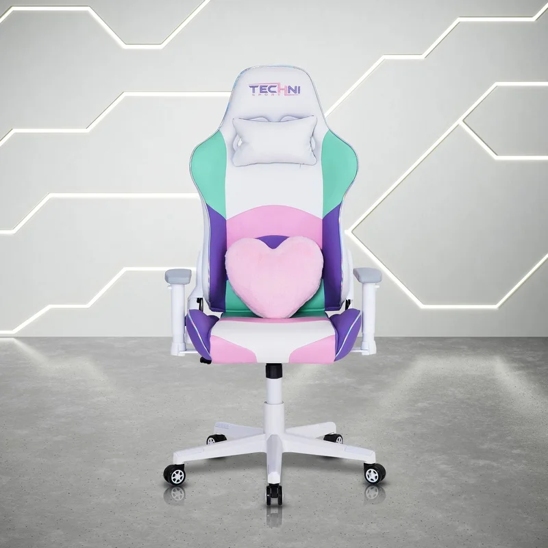Techni Sport TS-42 Office Gaming Chair Kawaii Style Ergonomic Design for Home and Work