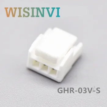 100 teile/los GHR-03V-S Gummi shell 3P Kunststoff shell Abstand: 1,25 MM Stecker