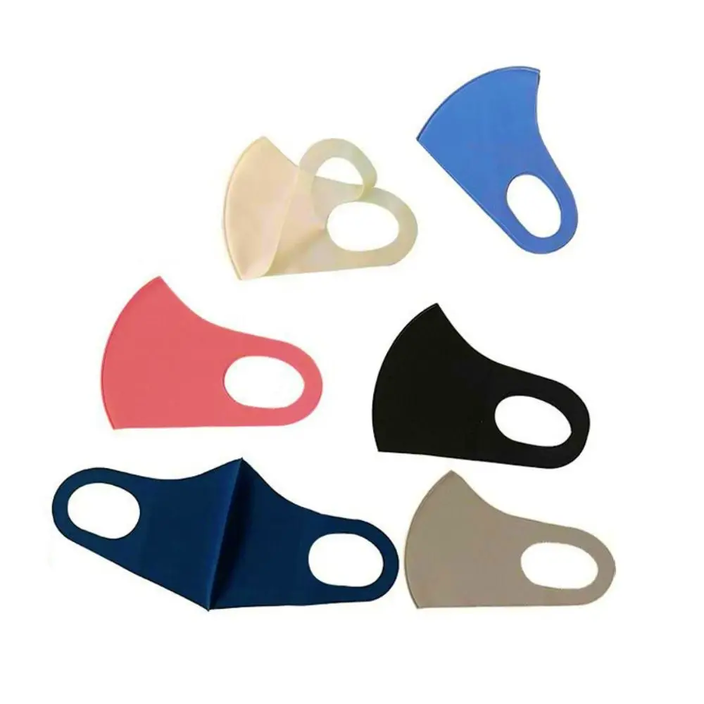 New Ice Silk Ice Silk Mask Anti-UV Traceless Sunscreen Mask Breathable Anti Pollen Face Cover Scarf Unisex