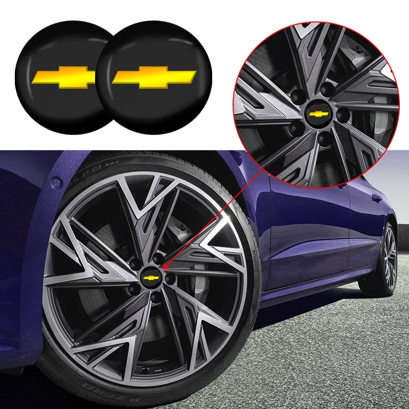 

4 шт., 56 мм, центральные эмблемы колес автомобиля, наклейки на ступицу для Chevrolet Silverado Impala Malibu Equinox Cruze Camaro Cavalier Blazer