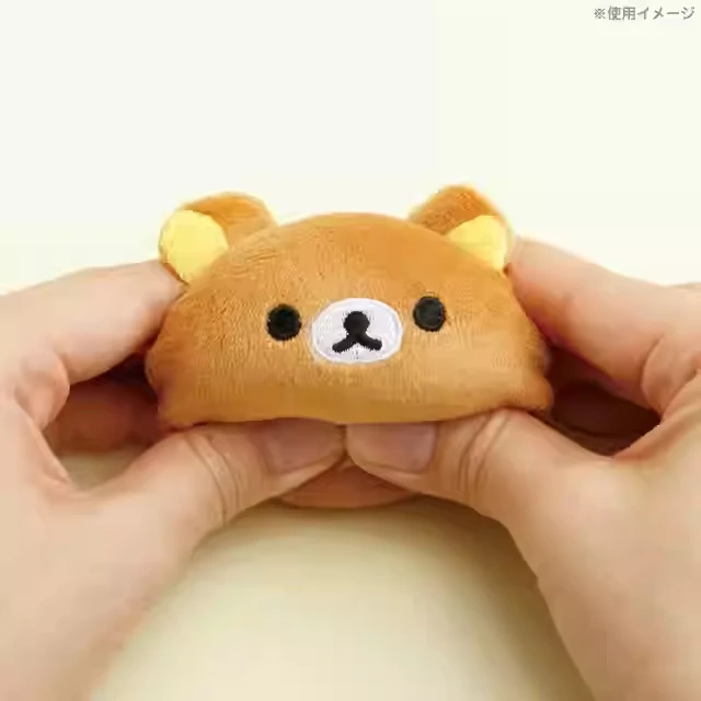 Niedlicher Rilakkuma-Plüsch-Schlüsselanhänger, niedlicher Cartoon, japanischer Anime, Plüsch, Stofftiere, kreative Idee, periphere Weihnachtsgeschenke