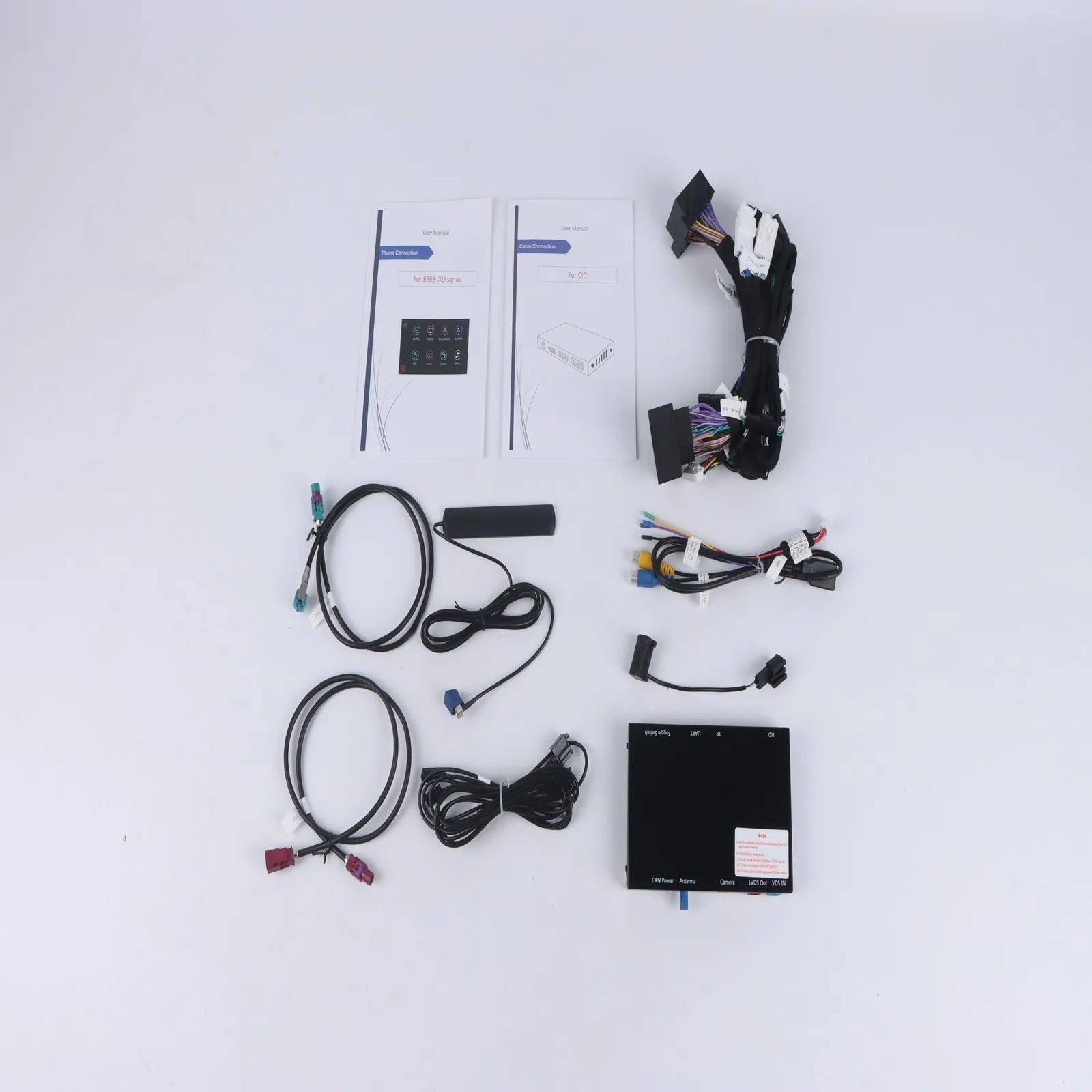 BMW 1 3 5 6 7 시리즈 X1 X3 X5 X6 Z4 E60 E81 E93 E70 E71 E84 E89 08-13 CIC 시스템용 무선 CarPlay 키트 1세트