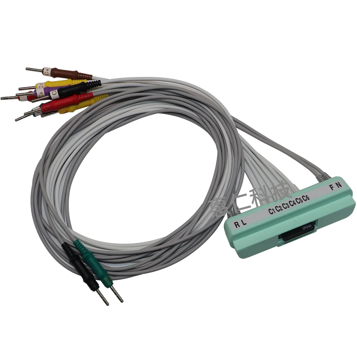 NIHON-KOHDEN ECG1550P original 12 cables leadwire K093A/BR-911D trunk cable &leadwire