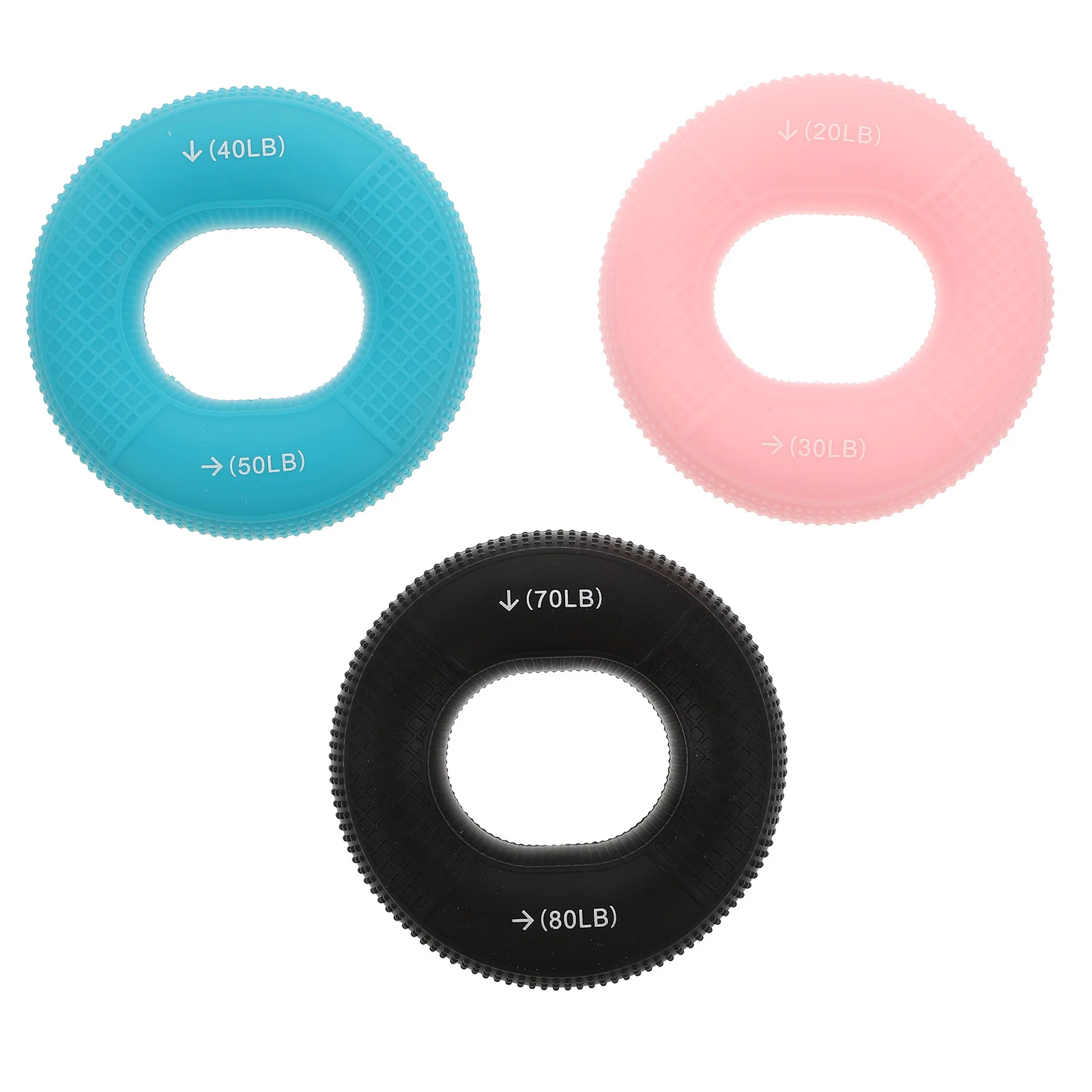 3 قطعة مقوي الساعد قوية مرنة متكاملة صب المقاومة طحن قوة اليد التدريب ضغط التمارين #6