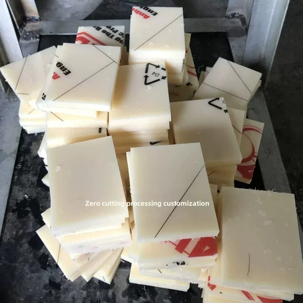 Flame Retardant ABS Plastic Sheet and Rod Black Beige Engineering Plastic Custom Cutting Machining for DIY Industrial Use