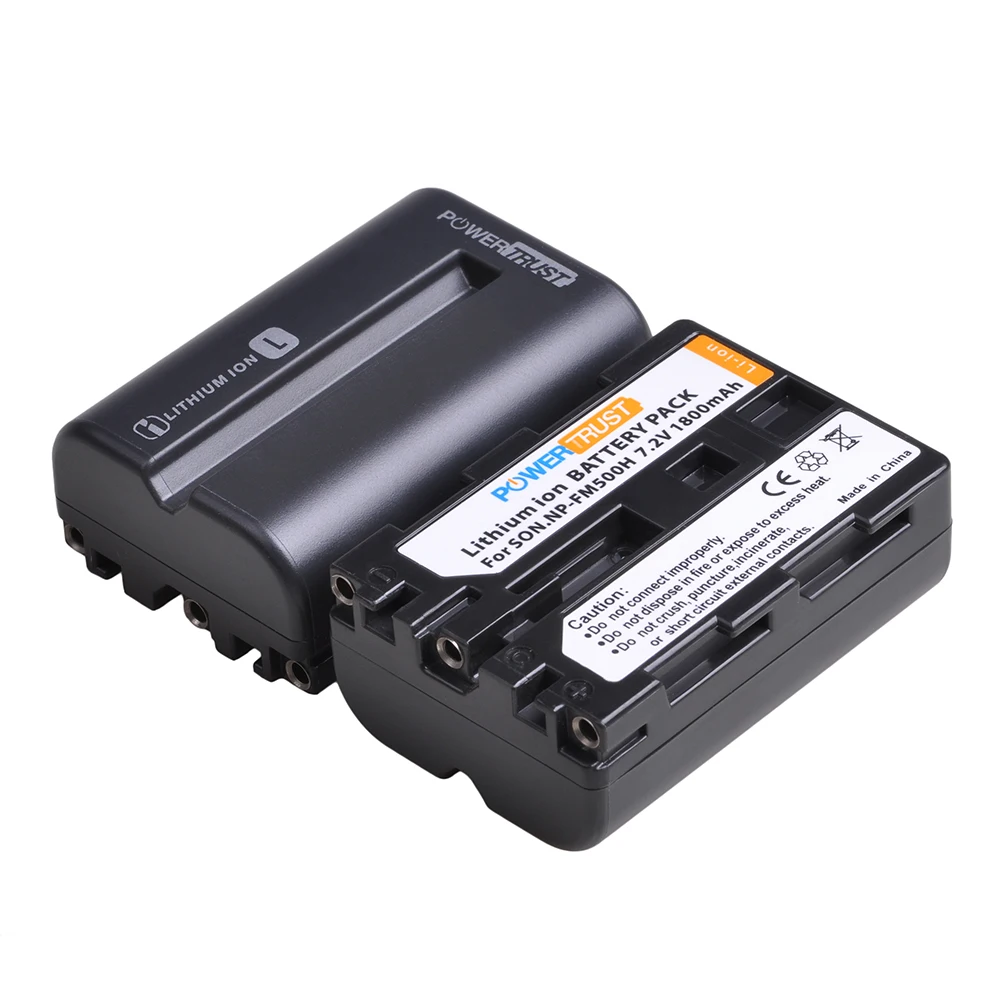 1Pc 1800mAh NP-FM500H FM500H NPFM500H bateria do Sony SLT-A68 ILA77 A99M2 A900 A350 A77M2 A99 A550 A77 A580 A350 A100 A200