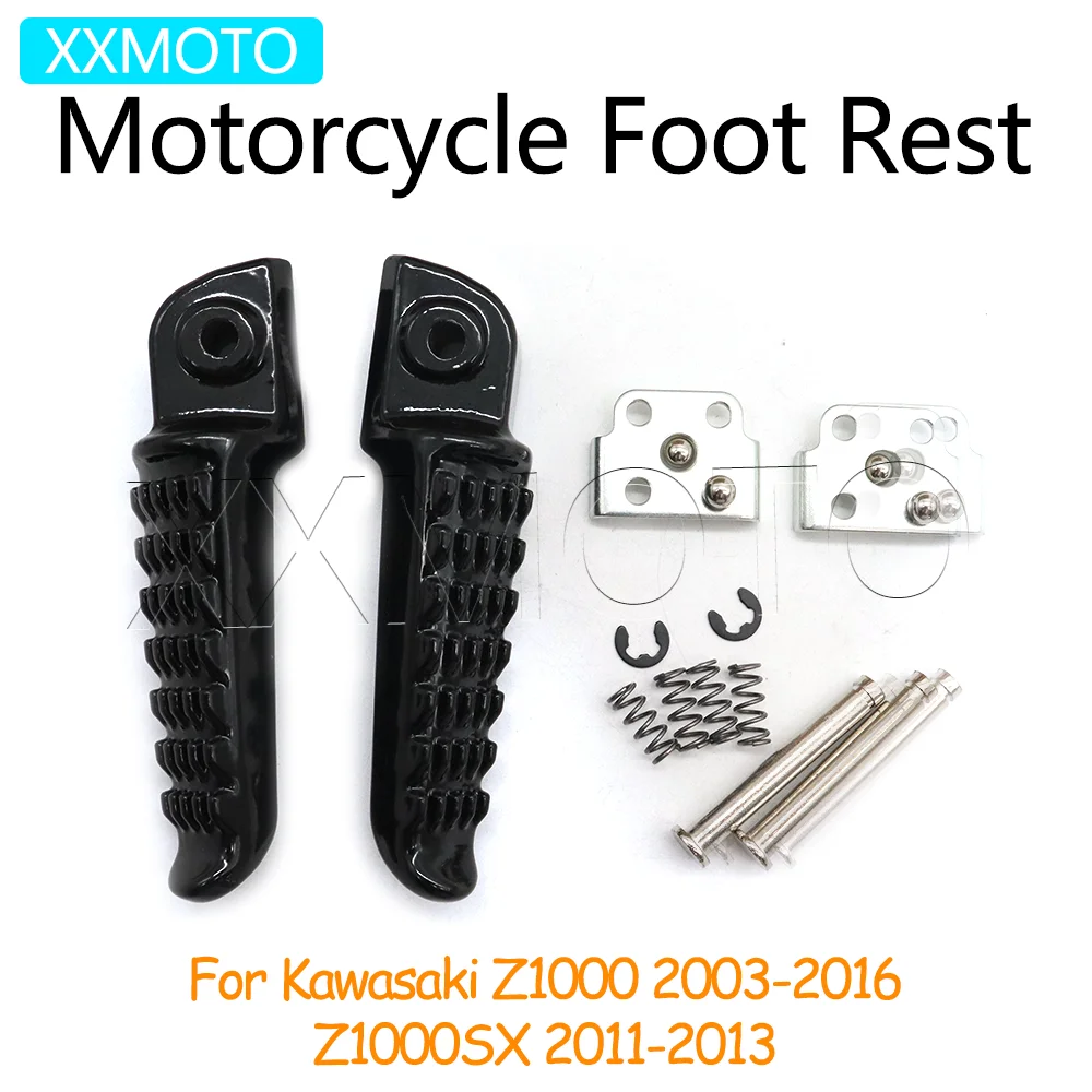 

For Kawasaki Z1000 2003-2016 Z1000SX 2011 2012 2013 Z 1000 SX 1000SX Motorcycle Footrest Aluminum Foot Rests Pedal Step Pegs