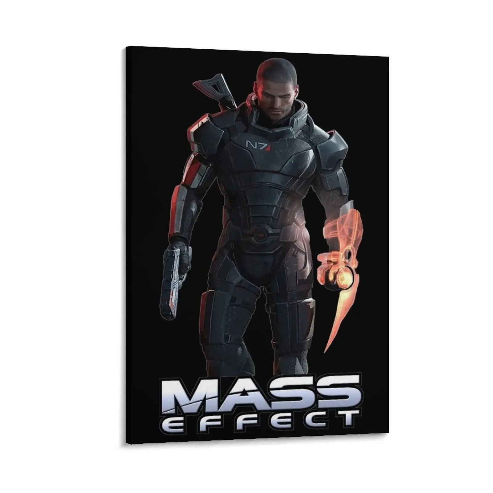 

Commander Shepard Mass Effect Canvas Painting living room decoration Decor for room Picture on the wall