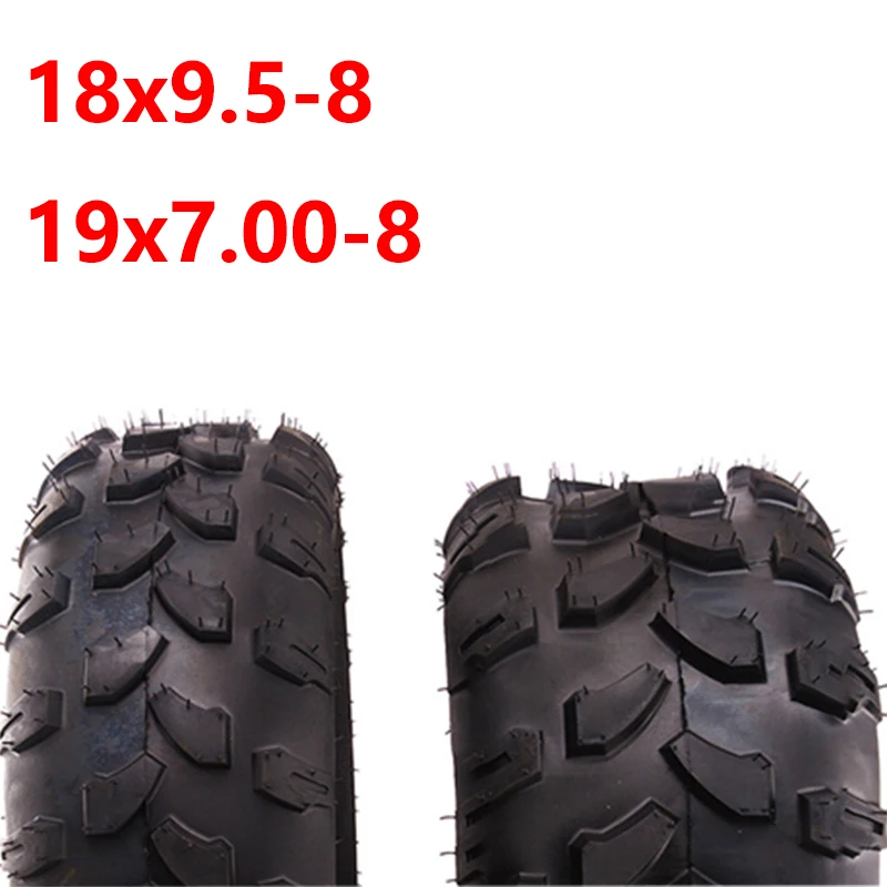 Beach Car ATV Vacuum Tires 18x9.5-8 Inch Patrol Car Battery Car Sightseeing \ 19x7.00-8 Vacuum Tires