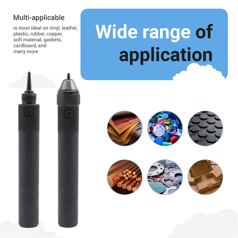 A59E-10 قطعة مجموعة أدوات الثقب المجوفة الثقيلة طوقا الجلود المطاط اللكم لتقوم بها بنفسك أدوات ثقب الجلود Herramientas Para C