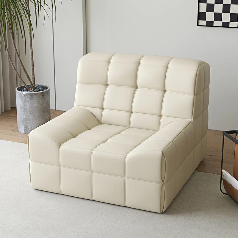 

Comfortable Designer Sofa Chair Europe Fabric Square Back Sofa Chair Floor White Muebles Para Salas Modernos Home Furniture