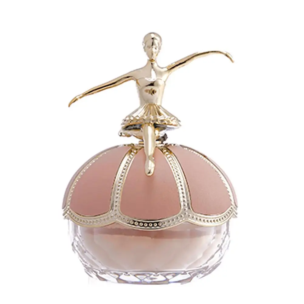 แป้งฝุ่นบัลเล่ต์ Dancer Setting Powder น้ํามันยาวนาน Shimmer Coverage Matte Foundation Face Base Control Matte Waterp J3D4