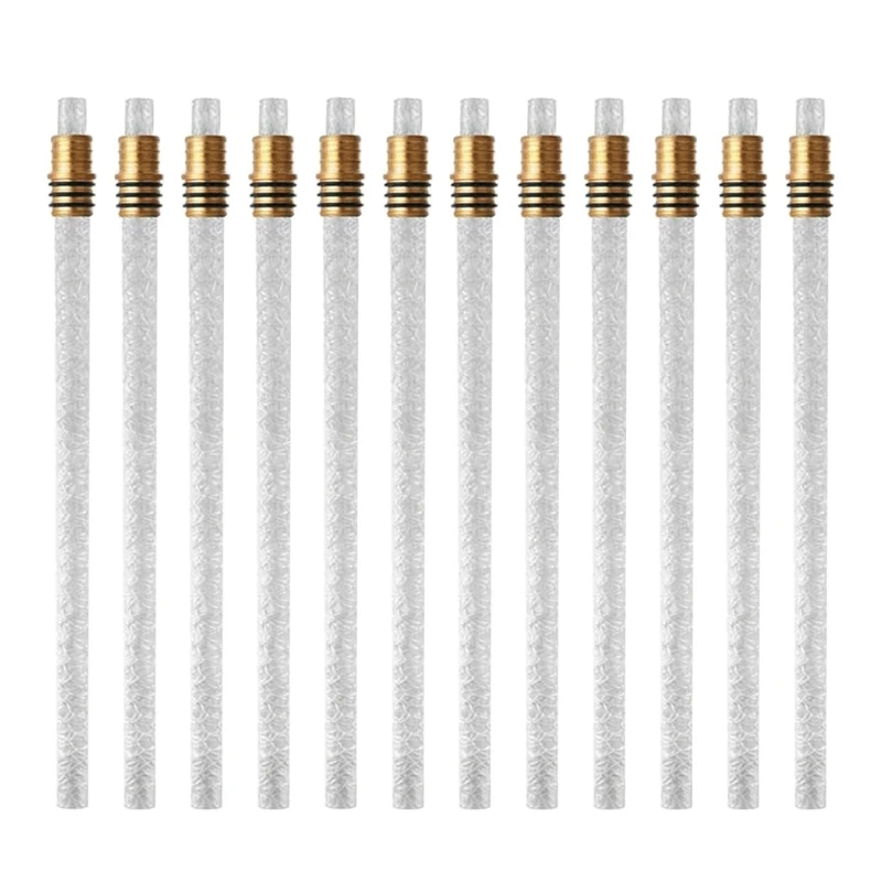 

6/12xWine Bottle Torch Set Fiberglass Torch Replacement Wicks Torch Wicks Brass Dropshipping