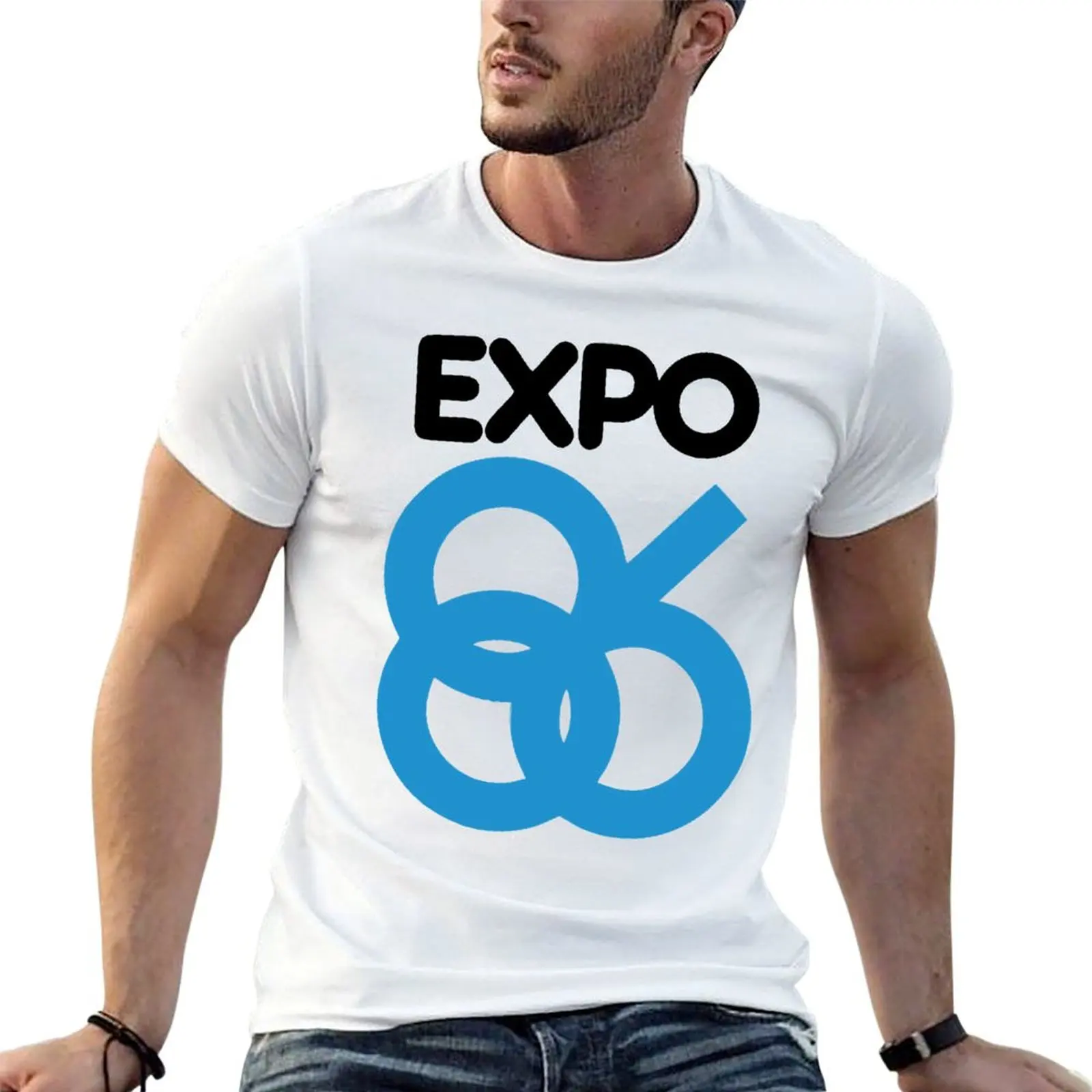 

Expo 86 Logo T-Shirt printed t shirts for man t shirt man plain anime tshirt T-shirt